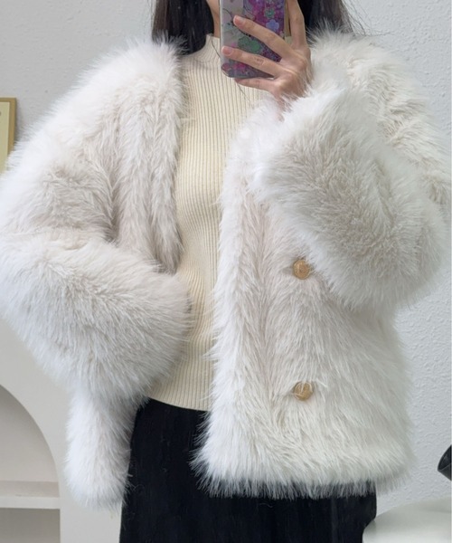 MAISON DE THERESE（メゾン ド テレーズ） コート アウター ノーカラー