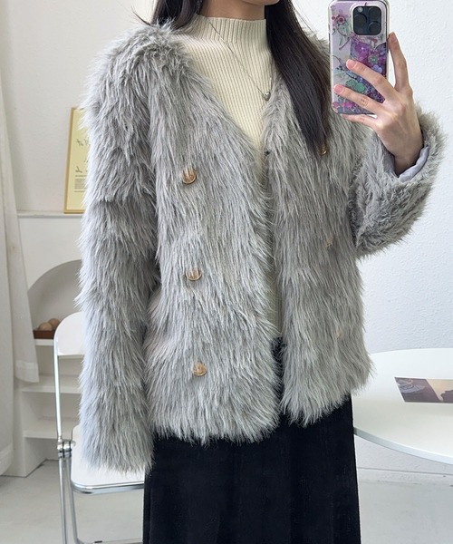 MAISON DE THERESE（メゾン ド テレーズ） コート アウター ノーカラー