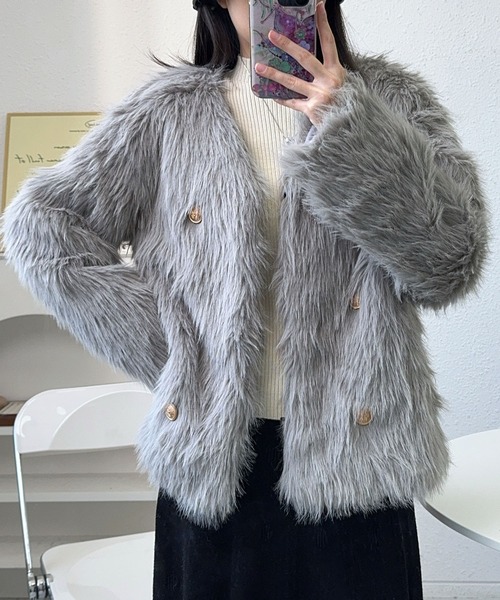 MAISON DE THERESE（メゾン ド テレーズ） コート アウター ノーカラー