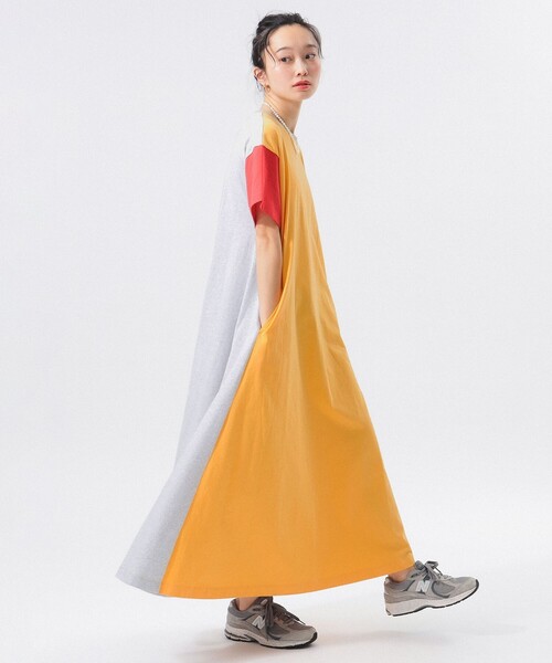 sale❣️プレミアムローンプリント ショートスリーブワンピース Champion ワンピース 「別注」Champion / ショートスリーブ A