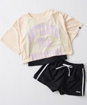 水着 短丈Tシャツ付き 3点セット水着 キッズ...の詳細画像1