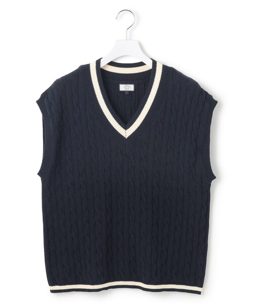J・PRESS ベスト J.PRESS YORK STREET ベスト ジレ 「UNISEX」テープヤーン