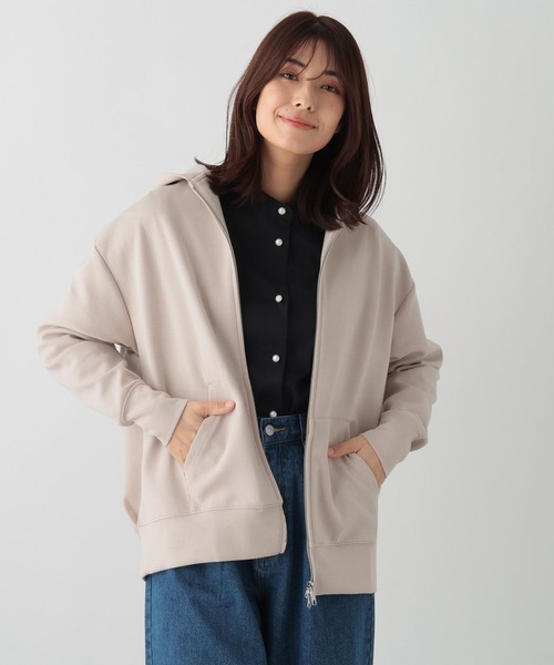 FOUND GOOD パーカー ダンボールWジップPK レディース