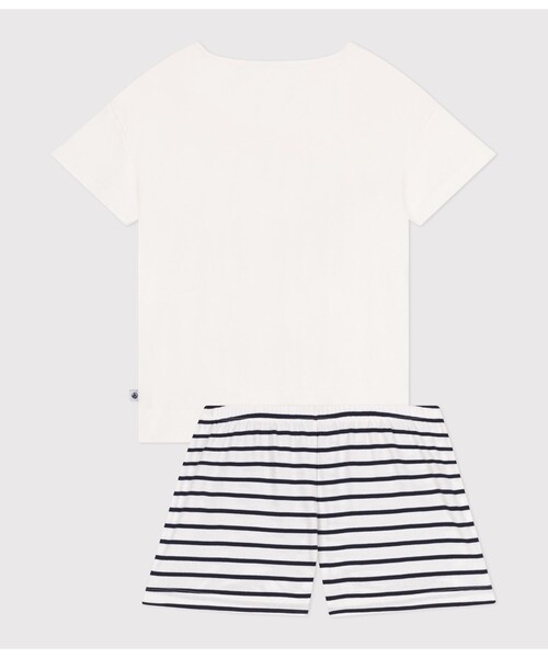 PETIT BATEAU パジャマ ルームウェア 半袖パジャマ レディース