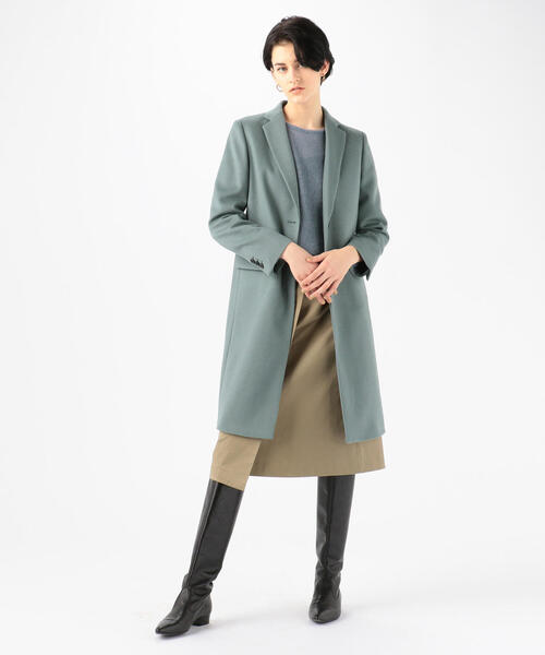 ★新品・タグ付き★ TOMORROWLAND Edition チェスターコート TOMORROWLAND（トゥモローランド） チェスターコート 40 ライトブルー