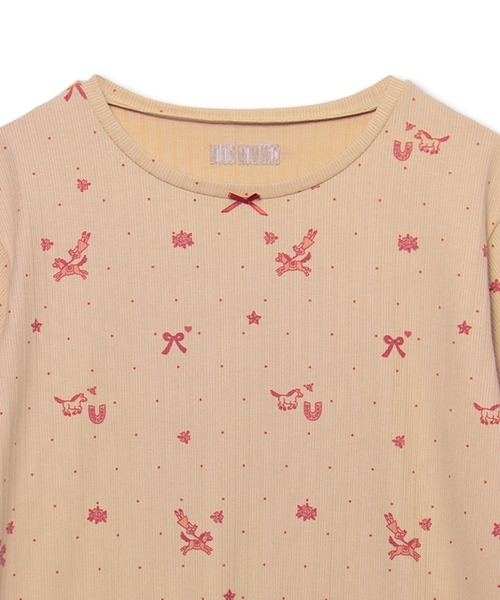 tシャツ HORSE” Midori Nakajima 長袖メロウリブトップス レディース メンズ HORSE