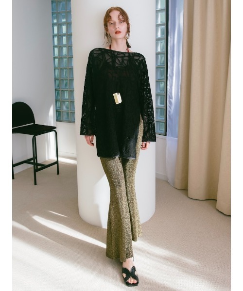 sahara 2way Cord Embroidery Top/2ウェイコードエンブロイ