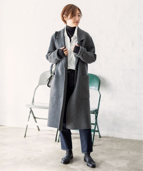 IENA（イエナ） チェスターコート 38 チャコールグレー レディース