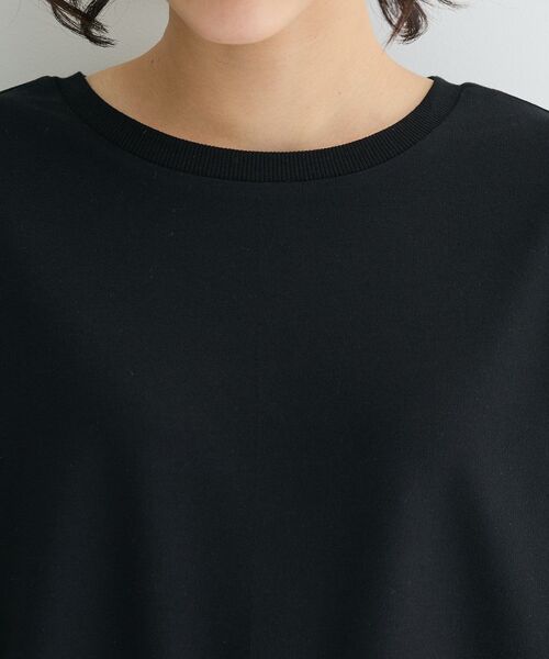 Green Parks（グリーンパークス） tシャツ 2WAY7分袖タック裾ZIPプル