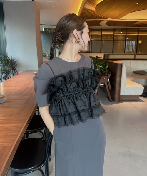 美品✨ETHRジャガードビスチェ　Jacquard Bustier 美品✨ETHRジャガードビスチェ Jacquard Bustier - メルカリ