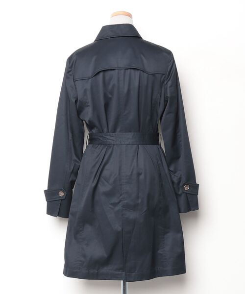 【美品】23区 トレンチコート 40 Lサイズ 11号 23区 「23区」 トレンチコート 40 ネイビー レディース