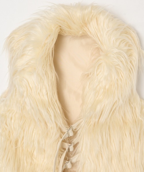 BEEDEN コート アウター VOLUME FUR VEST レディース : ZOZOTOWN Yahoo 