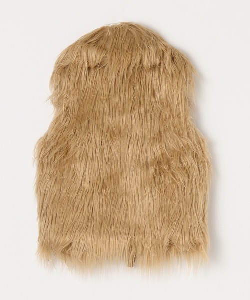 BEEDEN コート アウター VOLUME FUR VEST レディース : ZOZOTOWN Yahoo 