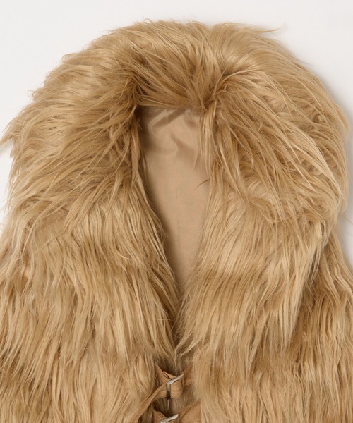 BEEDEN コート アウター VOLUME FUR VEST レディース : ZOZOTOWN Yahoo 