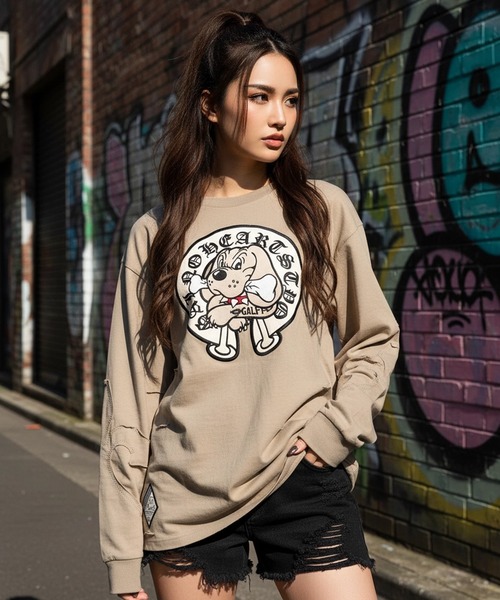 GALFY（ガルフィー） tシャツ 「GALFY/ガルフィー」百合の紋紋ボロン