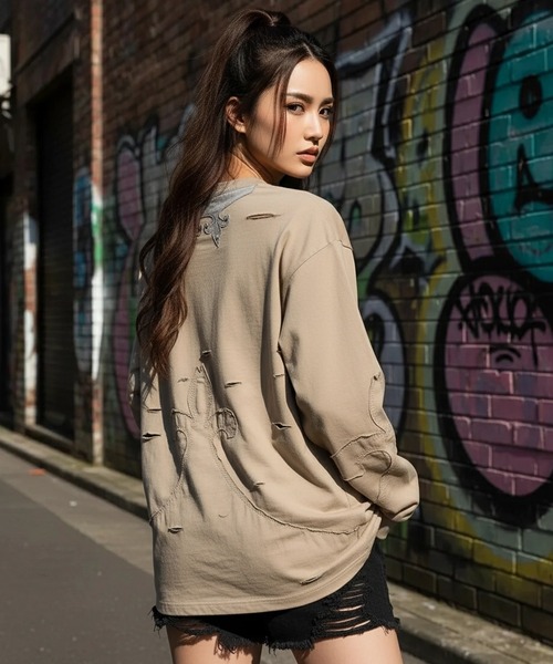 GALFY（ガルフィー） tシャツ 「GALFY/ガルフィー」百合の紋紋ボロン