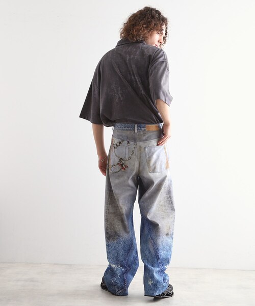 tettaデニム　パンツ　one-of-a-kind tk.TAKEO KIKUCHI パンツ グラフィティデニム メンズ : ZOZOTOWN