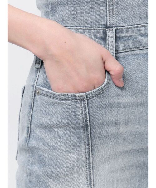 GYDA（ジェイダ） デニムスカート ハイウエストBACKクロスマーメイド