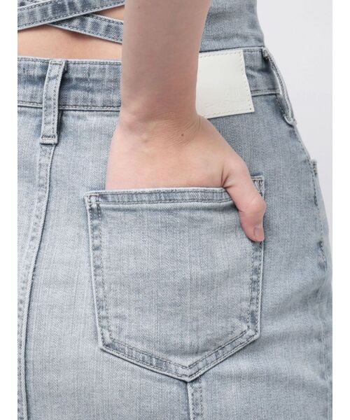 GYDA（ジェイダ） デニムスカート ハイウエストBACKクロスマーメイド