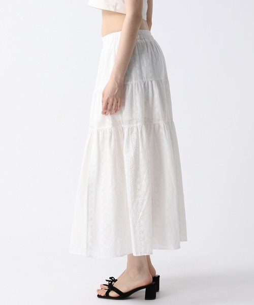 FOREVER21 スカート 「2025SS」スリットコットンロングスカート