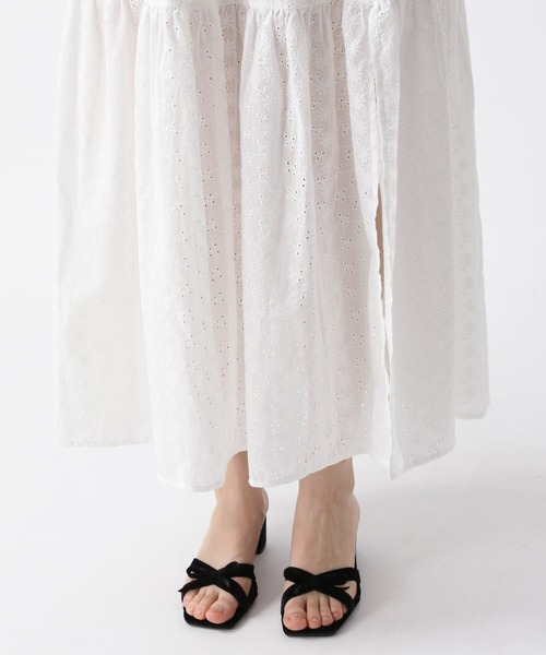 FOREVER21 スカート 「2025SS」スリットコットンロングスカート