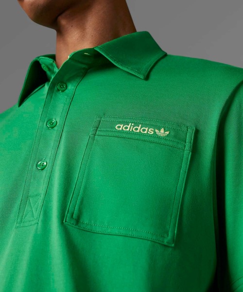 アディダス 新品 3L レトロ グリーン ポロシャツ Tシャツ ジャージ ゴルフ adidas（アディダス） ポロシャツ オリジナルスゴルフ チェスト