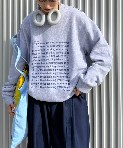 「CIAOPANIC TYPY」 スウェットカットソー MEDIUM チャコールグレー メンズ