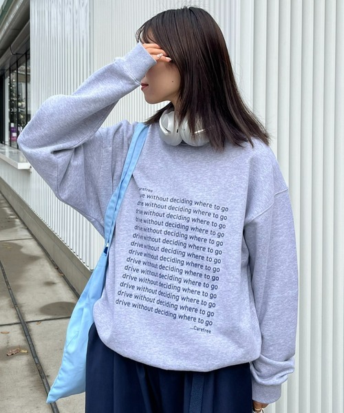「CIAOPANIC TYPY」 スウェットカットソー MEDIUM チャコールグレー メンズ