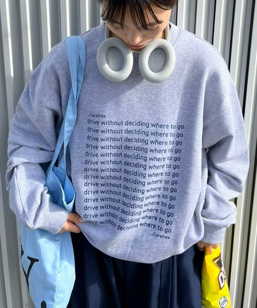 「CIAOPANIC TYPY」 スウェットカットソー MEDIUM チャコールグレー メンズ