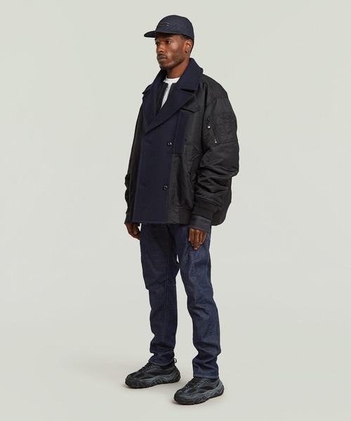 G-STAR RAW pコート ピーコート 「UNISEX」HYBRID PEACOAT/異素材