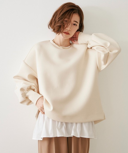 Emma Taylor（エマテイラー） tシャツ ダンボールコクーンスリーブプル 