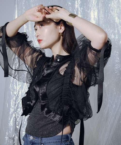 ゃ/即購入可様 Ezick ジップアップブルゾン FREE オフホワイト レディース : ZOZOTOWN