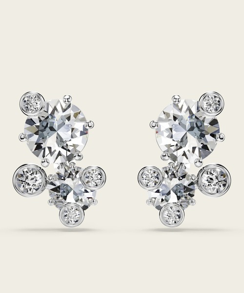 SWAROVSKI ピアス 「公式」「スワロフスキー」Constella