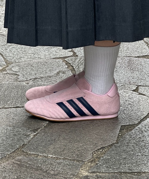 新品未使用adidasテコンドーピンク×ページュ23.5 adidas スニーカー TAEKWONDO W / アディダス テコンドー