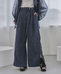 パンツ ツイーディロングベルトパンツ(HARE) レディース｜ZOZOTOWN Yahoo!店