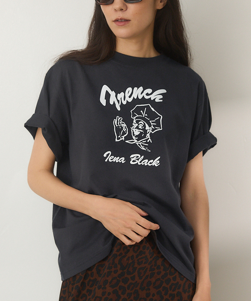 tシャツ BLACK フレンチクック Tシャツ レディース