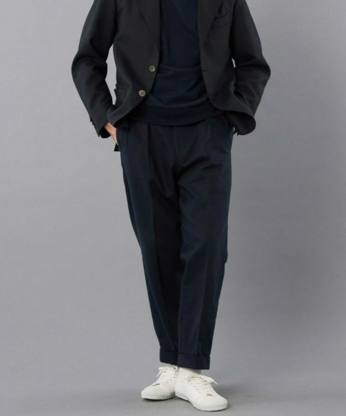 パンツ BRITISH MADE Cotton Officer Trousers 新色ブラックを加えコットンオフィサーパンツの23AWモデルが入荷