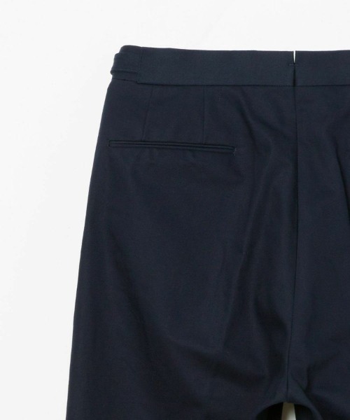 BRITISH MADE ポーツマス　フラノ　ネイビー　L ジェンダーレスでオススメ！冬に使えるオフィサーパンツ