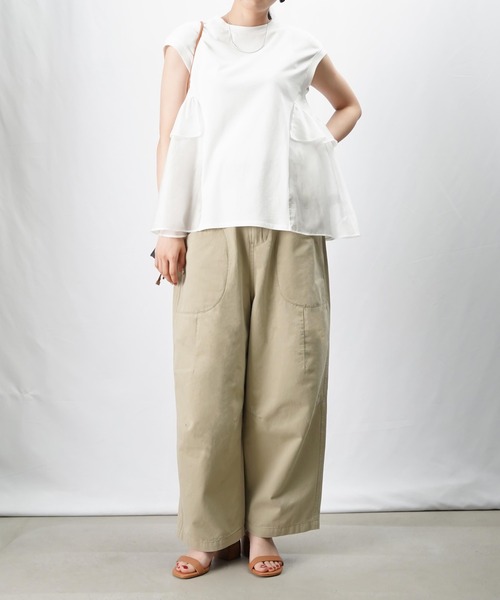 パンツ lmc_lll NEW ドロスト センタープレス パンツ Liala×PG 全9色｜lpg711-1355【24