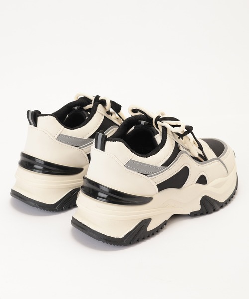 Lace Ladies（レースレディース） スニーカー ダブル ストラップ 配色