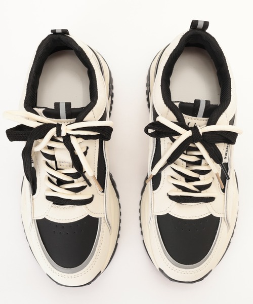 Lace Ladies（レースレディース） スニーカー ダブル ストラップ 配色
