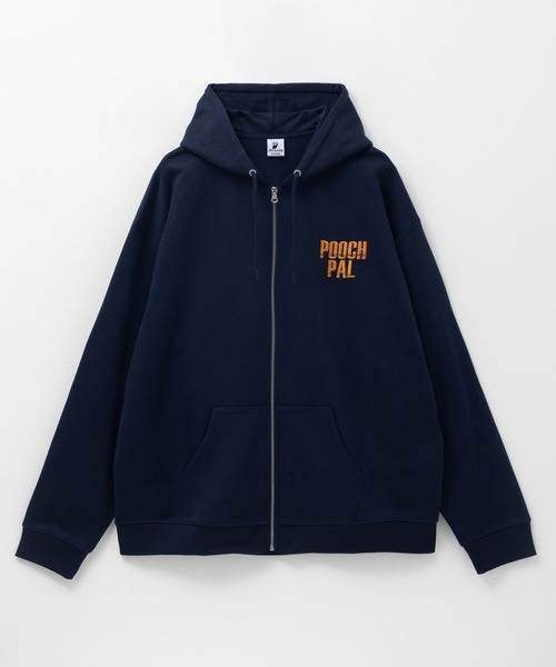 ★sale★CLUBHAUS × TANGRAM ネイビー パーカー タイプワンクラブ パーカー【ネイビー/ホワイト刺繍】 | TYPE1 CLUB