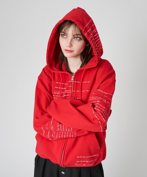 WISH FOR EVER レザーパーカー WISH FOR EVER パーカー CLASSIC DESIGN DOUBLE ZIP PARKER