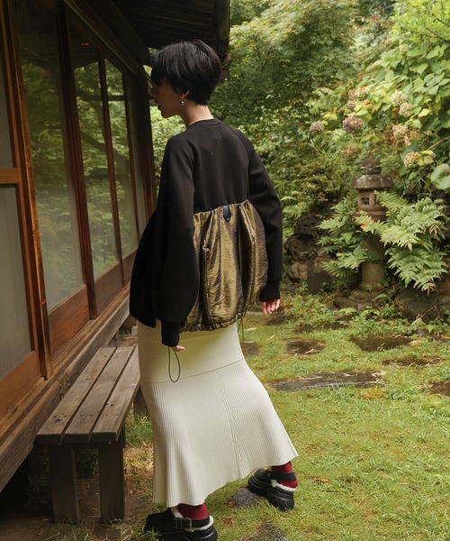 ommo スカート OMMO スカート LAYERED KNIT SK : ZOZOTOWN Yahoo!店 - 通販