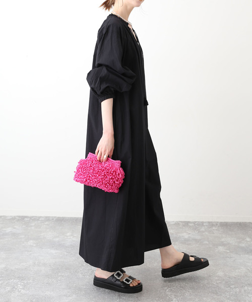 SLOBE IENA 「SLOBE IENA」 「Pondichery」長袖ワンピース FREE