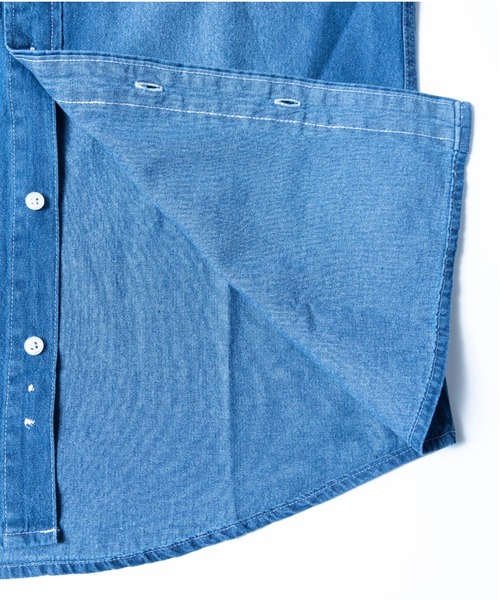 シャツ 「6.5oz ライトデニムシャツ」 メンズ レディース : ZOZOTOWN