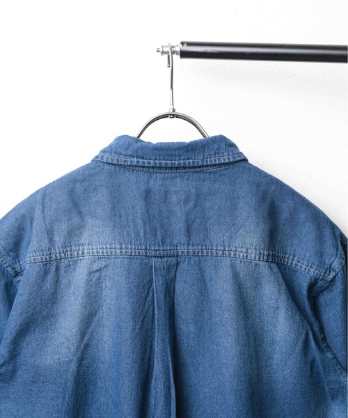 シャツ 「6.5oz ライトデニムシャツ」 メンズ レディース : ZOZOTOWN