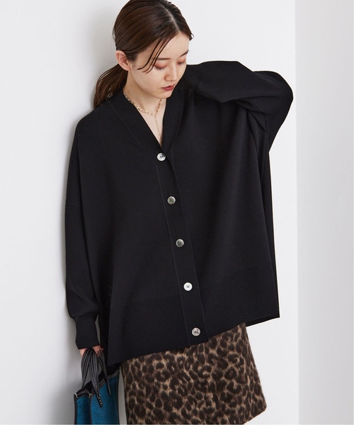 イエナ ニットカーディガン　新品 IENA LA BOUCLE（イエナラブークル） カーディガン ファーニット