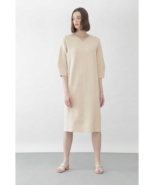 「BOSCH」 ニットワンピース 38 ネイビー レディース_画像6