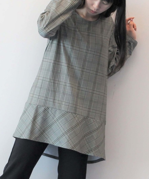 「MB mint breeze」 長袖カットソー M カーキ レディース_画像3